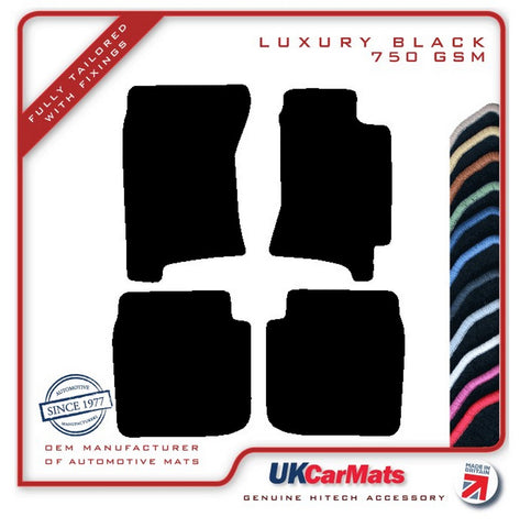 Subaru Legacy 1993-1999 Black Luxury Velour Tailored Car Mats HITECH