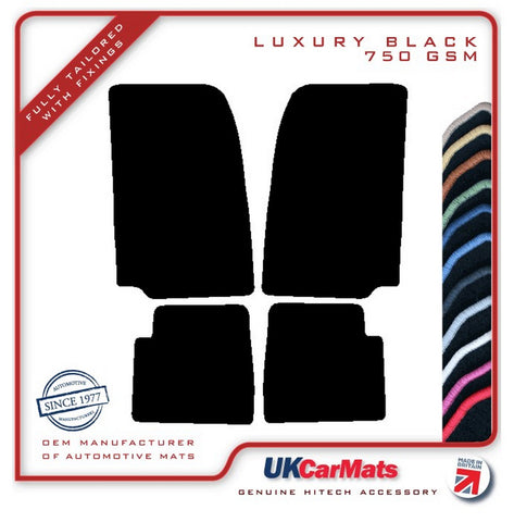 Triumph Stag 1970-1977 Black Luxury Velour Tailored Car Mats HITECH