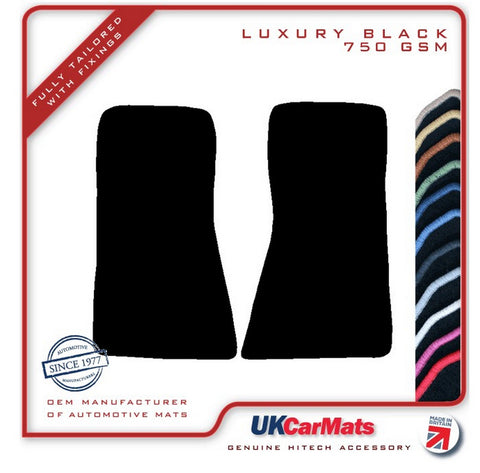 TVR V8S 1991-1994 Black Luxury Velour Tailored Car Mats HITECH