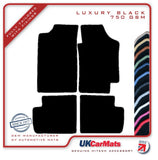 Toyota Avensis 1997-2003 Black Luxury Velour Tailored Car Mats HITECH