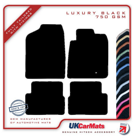 Toyota Celica 1999-2006 Black Luxury Velour Tailored Car Mats HITECH