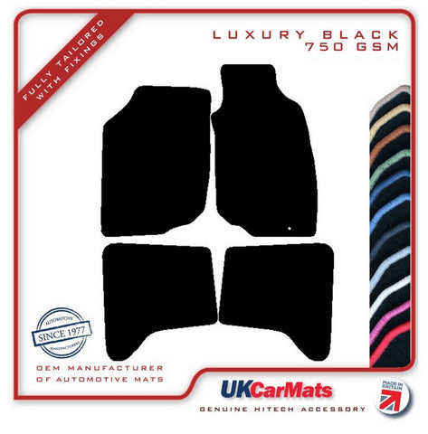 Toyota Hilux Doublecab 2005-2011 Black Luxury Velour Tailored Car Mats HITECH