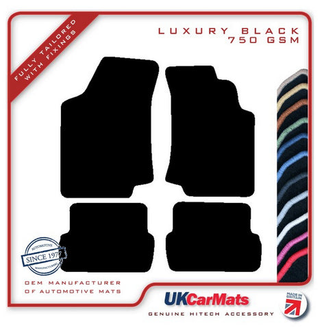 Volkswagen VW  Golf Mk3 1993-1998 Black Luxury Velour Tailored Car Mats HITECH