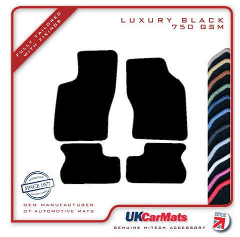 Vauxhall Astra Mk3 1992-1998 Black Luxury Velour Tailored Car Mats HITECH