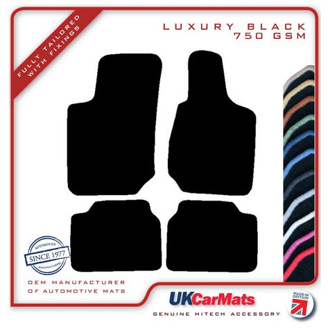 Vauxhall Tigra (Automatic) 1994-2003 Black Luxury Velour Tailored Car Mats HITECH