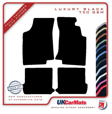 Volkswagen VW  Golf Mk3 Cabriolet 1994-1998 Black Luxury Velour Tailored Car Mats HITECH