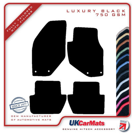 Volvo S70  &  V70 1996-2000 Black Luxury Velour Tailored Car Mats HITECH