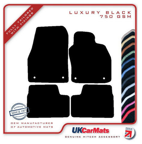 Vauxhall Astra Mk5 2004-2009 Black Luxury Velour Tailored Car Mats HITECH