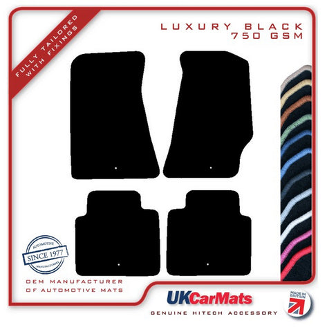 Vauxhall Monaro VXR 2004-2007 Black Luxury Velour Tailored Car Mats HITECH