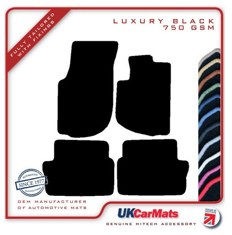 Volvo 940/960 Automatic 1990-1999 Black Luxury Velour Tailored Car Mats HITECH