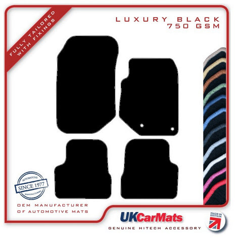 Vauxhall Mokka 2020 onwards Black Luxury Velour Tailored Car Mats HITECH