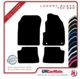 Vauxhall Corsa-e Electric 2020 onwards Black Luxury Velour Tailored Car Mats HITECH