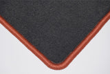 Porsche Cayenne 1st generation (Round Fixings) 2003-2010 Grey Luxury Velour Tailored Car Mats HITECH