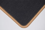 Porsche Cayenne 1st generation (Round Fixings) 2003-2010 Grey Luxury Velour Tailored Car Mats HITECH