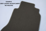 Vauxhall Nova 1983-1993 Grey Luxury Velour Tailored Car Mats HITECH