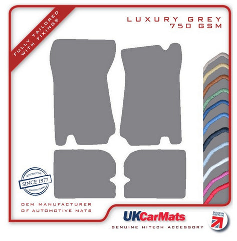 Ford Capri 1969-1978 Grey Luxury Velour Tailored Car Mats HITECH