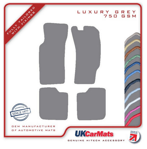 Ford Escort Cosworth 1992-1996 Grey Luxury Velour Tailored Car Mats HITECH