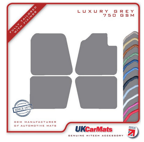 Triumph Herald / Vitesse 1959-1971 Grey Luxury Velour Tailored Car Mats HITECH