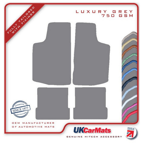 Volkswagen VW  Golf Mk1 1974-1983 Grey Luxury Velour Tailored Car Mats HITECH