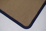 Ford S-Max (Round Fixings) 5 Seater 2011-2015 Beige Luxury Velour Tailored Car Mats HITECH