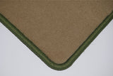 VW Touran (Round Fixings) 2007-2015 Beige Luxury Velour Tailored Car Mats HITECH