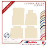 Lexus LS600H L 2008 onwards Beige Luxury Velour Tailored Car Mats HITECH