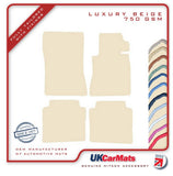 Mercedes S Class (W126) Saloon SWB 1982-1992 Beige Luxury Velour Tailored Car Mats HITECH