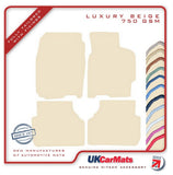 Mazda Premacy 1999-2001 Beige Luxury Velour Tailored Car Mats HITECH