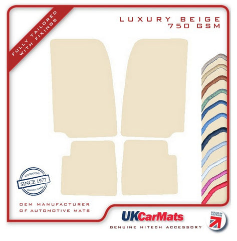 Triumph Stag 1970-1977 Beige Luxury Velour Tailored Car Mats HITECH