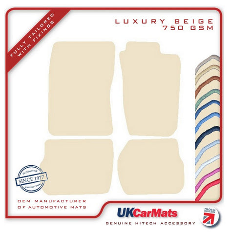 Toyota Celica GT4 4WD (Not Flip-Up Lights) 1994-1999 Beige Luxury Velour Tailored Car Mats HITECH