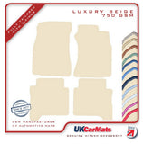 Toyota Hilux Doublecab 1989-1997 Beige Luxury Velour Tailored Car Mats HITECH