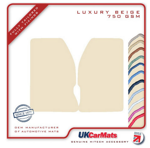 Triumph TR4 / TR4A 1961-1967 Beige Luxury Velour Tailored Car Mats HITECH