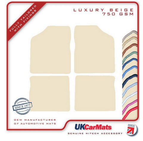 Triumph Dolomite 1972-1980 Beige Luxury Velour Tailored Car Mats HITECH