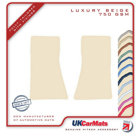 TVR S3 1987-1991 Beige Luxury Velour Tailored Car Mats HITECH