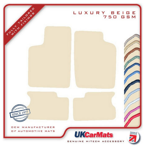 Vauxhall Astra Mk2 1985-1991 Beige Luxury Velour Tailored Car Mats HITECH