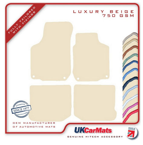 Volkswagen VW  Golf Mk4 R32 2002-2004 Beige Luxury Velour Tailored Car Mats HITECH