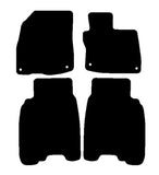 Honda Civic 5dr 2008-2011 Black Premium Carpet Tailored Car Mats NV HITECH