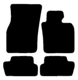 Mini F56 2014 onwards Black Premium Carpet Tailored Car Mats NV HITECH