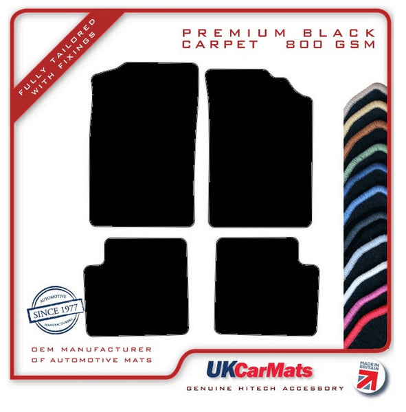 Citroen ZX 1991-1998 Black Premium Carpet Tailored Car Mats HITECH