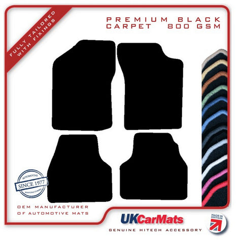 Citroen BX 1985-1995 Black Premium Carpet Tailored Car Mats HITECH