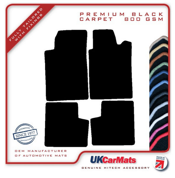 Citroen Xantia 1993-2001 Black Premium Carpet Tailored Car Mats HITECH