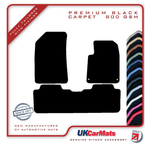 Citroen C5 2000-2007 Black Premium Carpet Tailored Car Mats HITECH