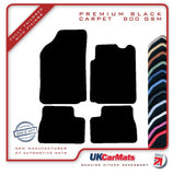 Citroen C3 (1st Gen) 2002-2009 Black Premium Carpet Tailored Car Mats HITECH