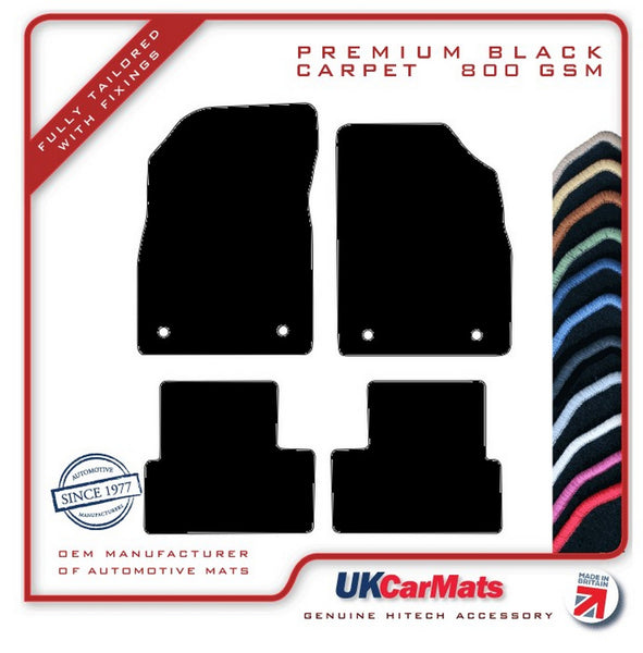 Chevrolet Cruze 2009-2016 Black Premium Carpet Tailored Car Mats HITECH