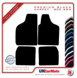 Fiat Uno 1985-1994 Black Premium Carpet Tailored Car Mats HITECH