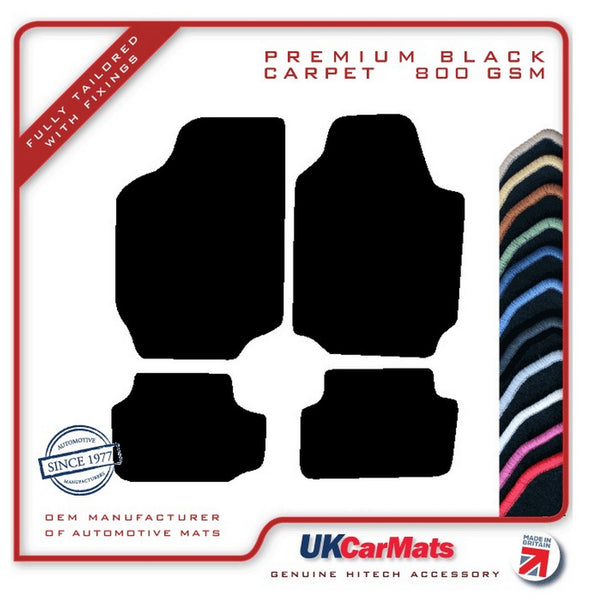 Ford Escort Mk5 Cabriolet 1994-1998 Black Premium Carpet Tailored Car Mats HITECH