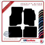 Honda Civic 5 Dr Inc Aerodeck 1995-2000 Black Premium Carpet Tailored Car Mats HITECH