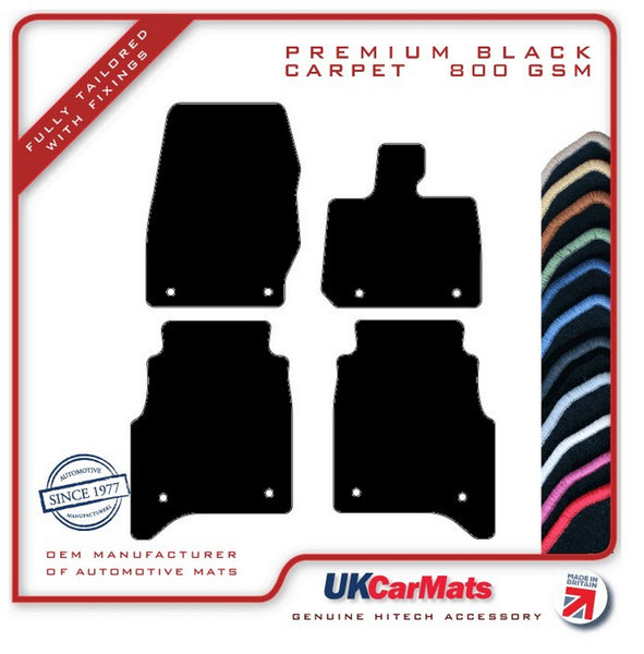 Land Rover Range Rover L460 LWB 4 Pce 2022 onwards Black Premium Carpet Tailored Car Mats HITECH