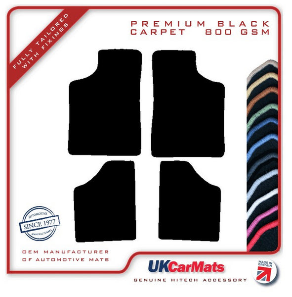 Renault 9 & 11 1982-1989 Black Premium Carpet Tailored Car Mats HITECH