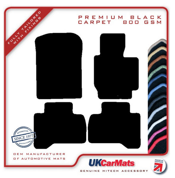 Suzuki Grand Vitara 5dr/LWB 2005-2015 Black Premium Carpet Tailored Car Mats HITECH